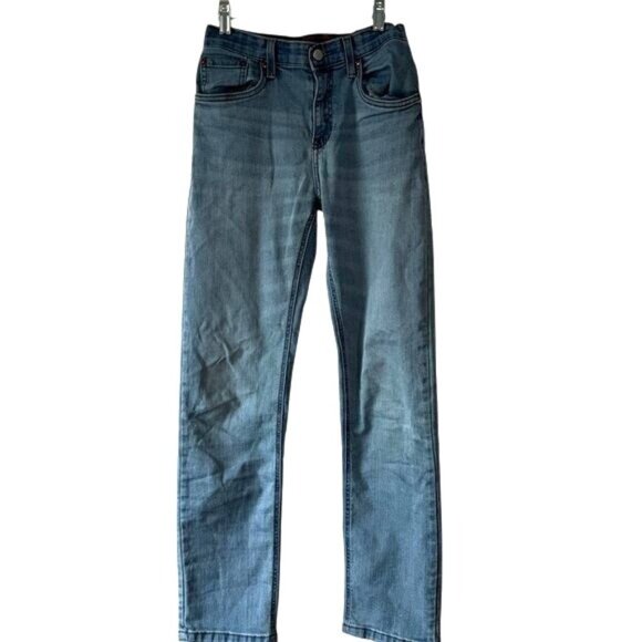 Levis Boys 514 Straight Fit Jeans Size 16 REG W28 L30 Made In Egypt - Picture 1 of 7